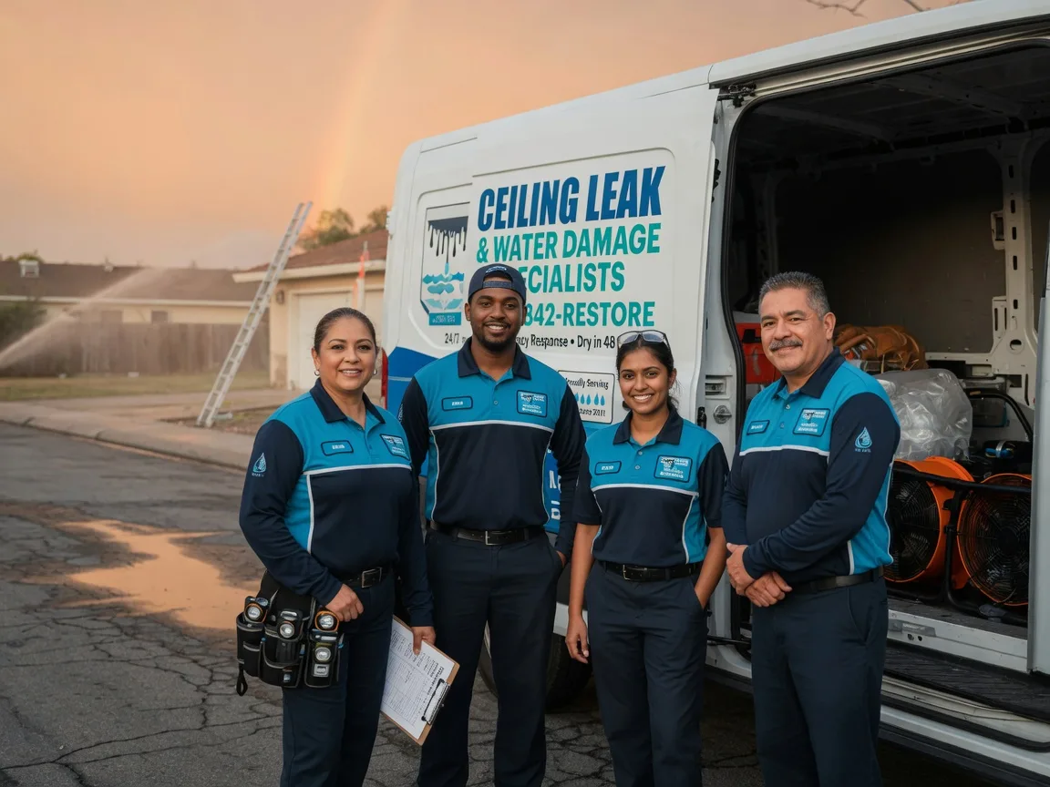 Ceiling Leak Cleanup company in East Canton, OH