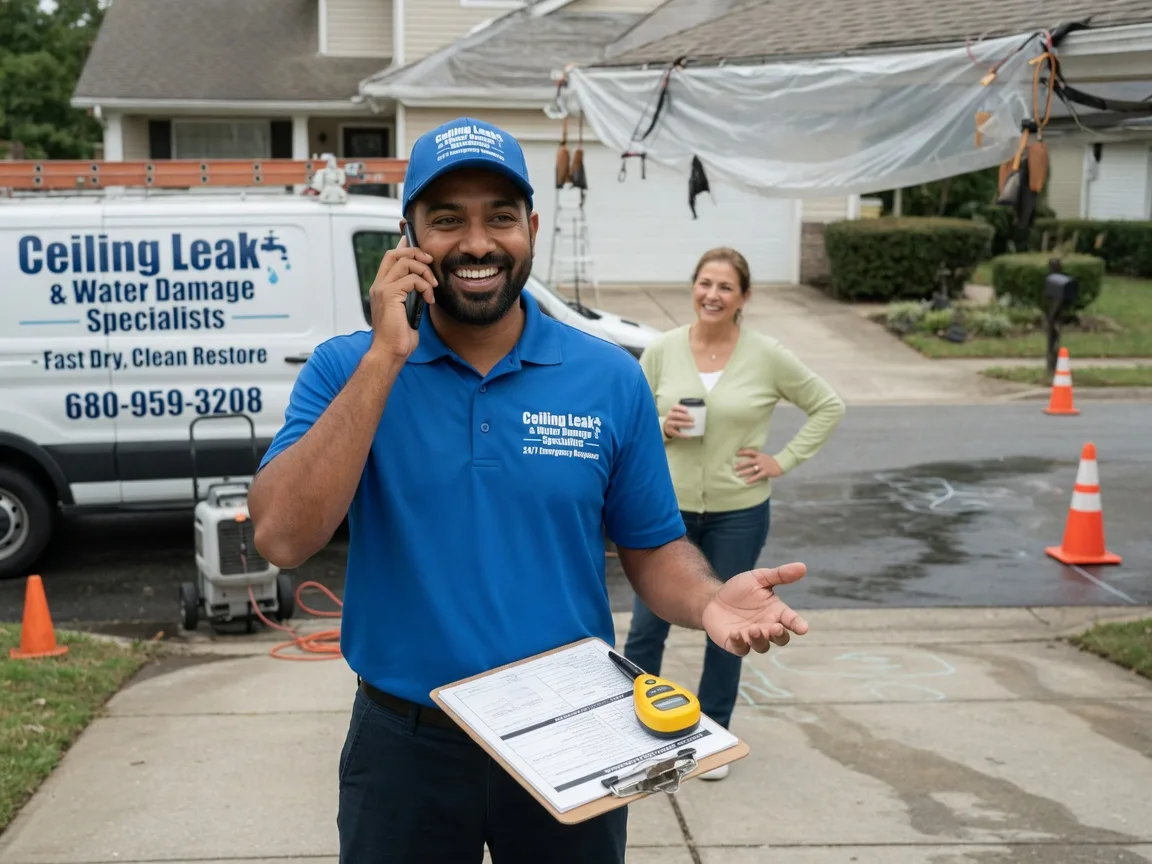 Ceiling Leak Cleanup East Canton, OH FAQs